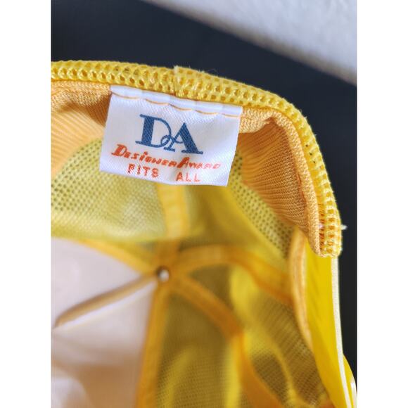 Men's Yellow Tires R Us Trucker Hat One Size - Picture 7 of 7